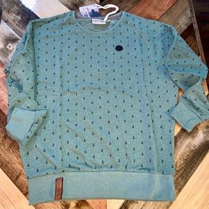 Women’s Naketano anchor sweatshirt in green size Xl